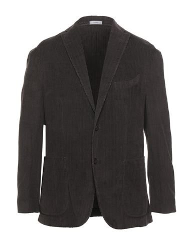 Man Blazer Khaki Size 36 Polyester, Virgin Wool, Elastane