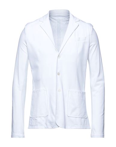 Majestic Filatures Man Suit Jacket White Size Xl Cotton