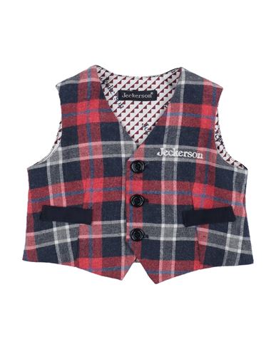 Jeckerson Babies'  Newborn Boy Tailored Vest Red Size 3 Cotton, Polyester