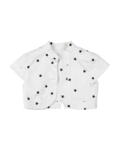 Vicolo Babies'  Toddler Girl Blazer White Size 6 Cotton, Polyamide, Elastane