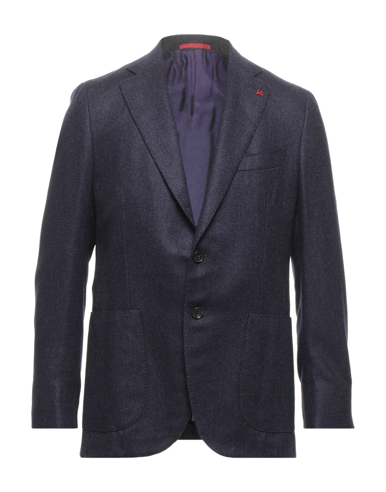 《セール開催中》ISAIA メンズ テーラードジャケット モーブ 50 ウール 62% / カシミヤ 30% / シルク 8%