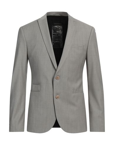 Man Blazer Grey Size 36 Polyester, Wool, Elastane