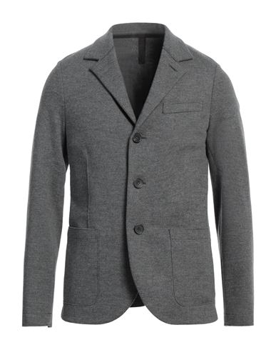 Man Blazer Grey Size 36 Polyester, Wool, Elastane