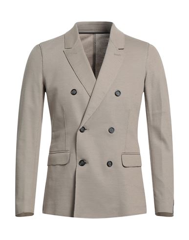 Paolo Pecora Man Suit Jacket Khaki Size 36 Polyamide, Virgin Wool In Beige