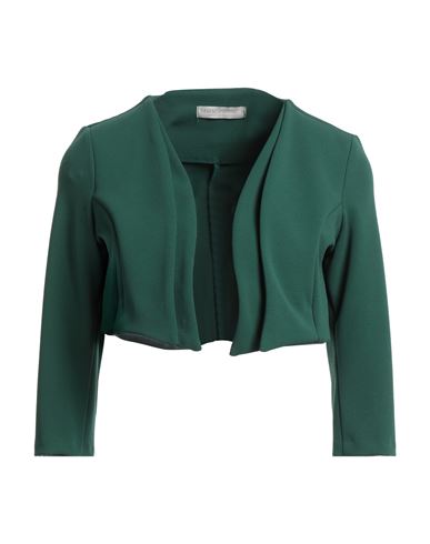 Rinascimento Woman Suit Jacket Green Size S Viscose, Elastane