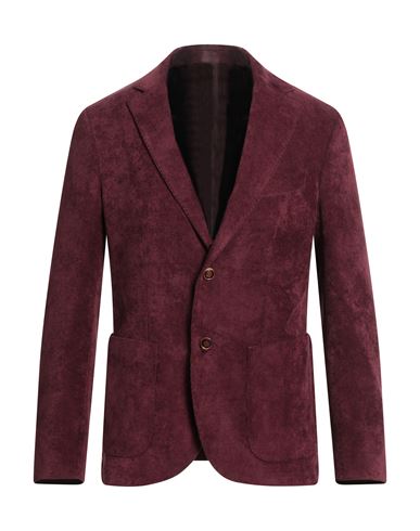 Bastoncino Man Blazer Deep Purple Size 38 Polyester, Polyamide, Elastane In Red