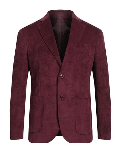 Bastoncino Man Suit Jacket Deep Purple Size 40 Polyester, Polyamide, Elastane