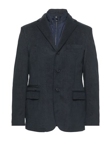 Corneliani Id Man Suit jacket Steel grey Size 42 Polyester