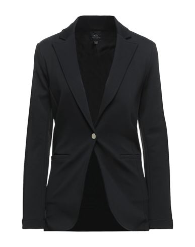 Armani Exchange Woman Blazer Black Size Xs Cotton, Polyamide, Elastane
