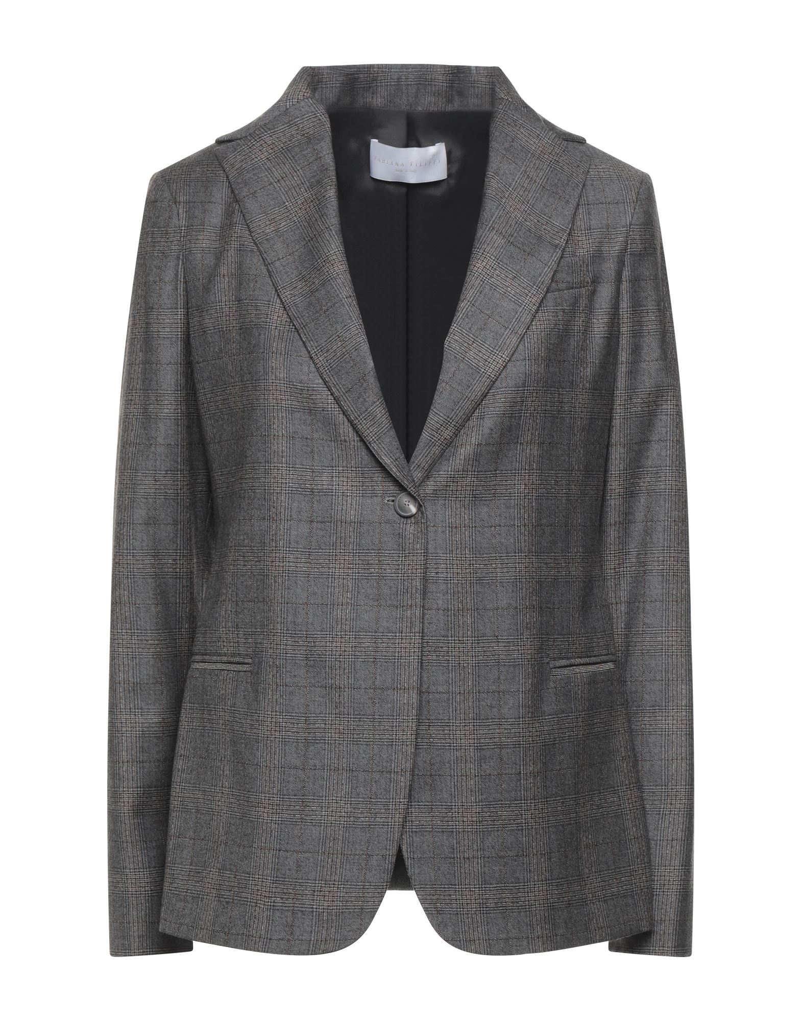Fabiana Filippi Suit Jackets In Grey