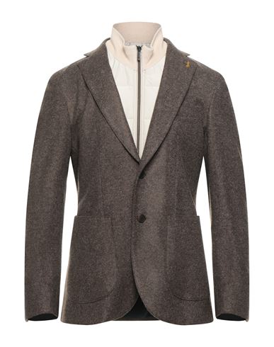Harmont & Blaine Man Blazer Khaki Size 40 Acrylic, Virgin Wool, Polyester In Beige