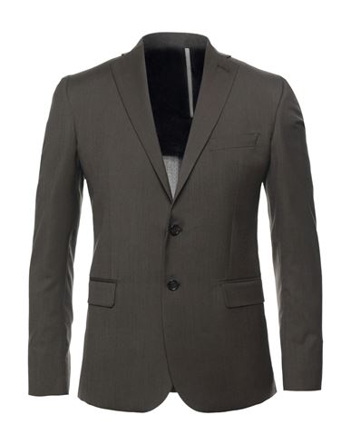 Low Brand Man Suit Jacket Dark Brown Size 42 Virgin Wool