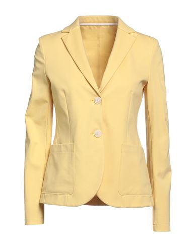 Harris Wharf London Woman Suit Jacket Yellow Size 4 Viscose, Polyamide, Elastane