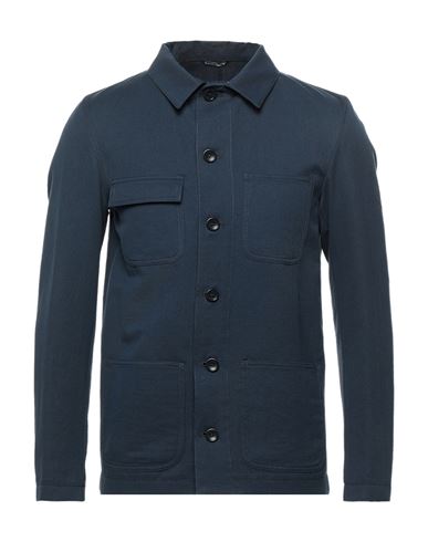 Daniele Alessandrini Homme Man Suit Jacket Midnight Blue Size 38 Cotton, Linen