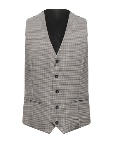 Laboratori Italiani Man Tailored Vest White Size 38 Polyester, Virgin Wool, Viscose, Elastane