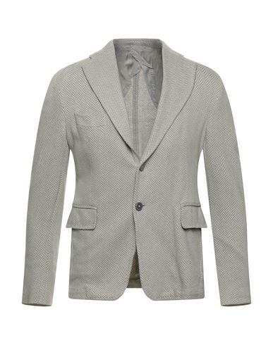John Sheep Man Suit Jacket Light Grey Size L Cotton