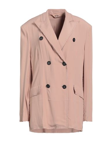 N°21 Woman Blazer Blush Size 4 Acetate, Silk In Pink