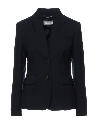 Peserico Woman Suit Jacket Midnight Blue Size 12 Virgin Wool, Elastane