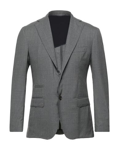 Eleventy Man Suit Jacket Grey Size 50 Wool