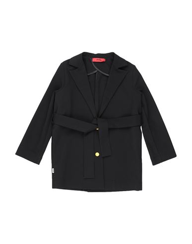 Jijil Jolie Toddler Girl Blazer Black Size 4 Polyester, Viscose, Elastane In Black