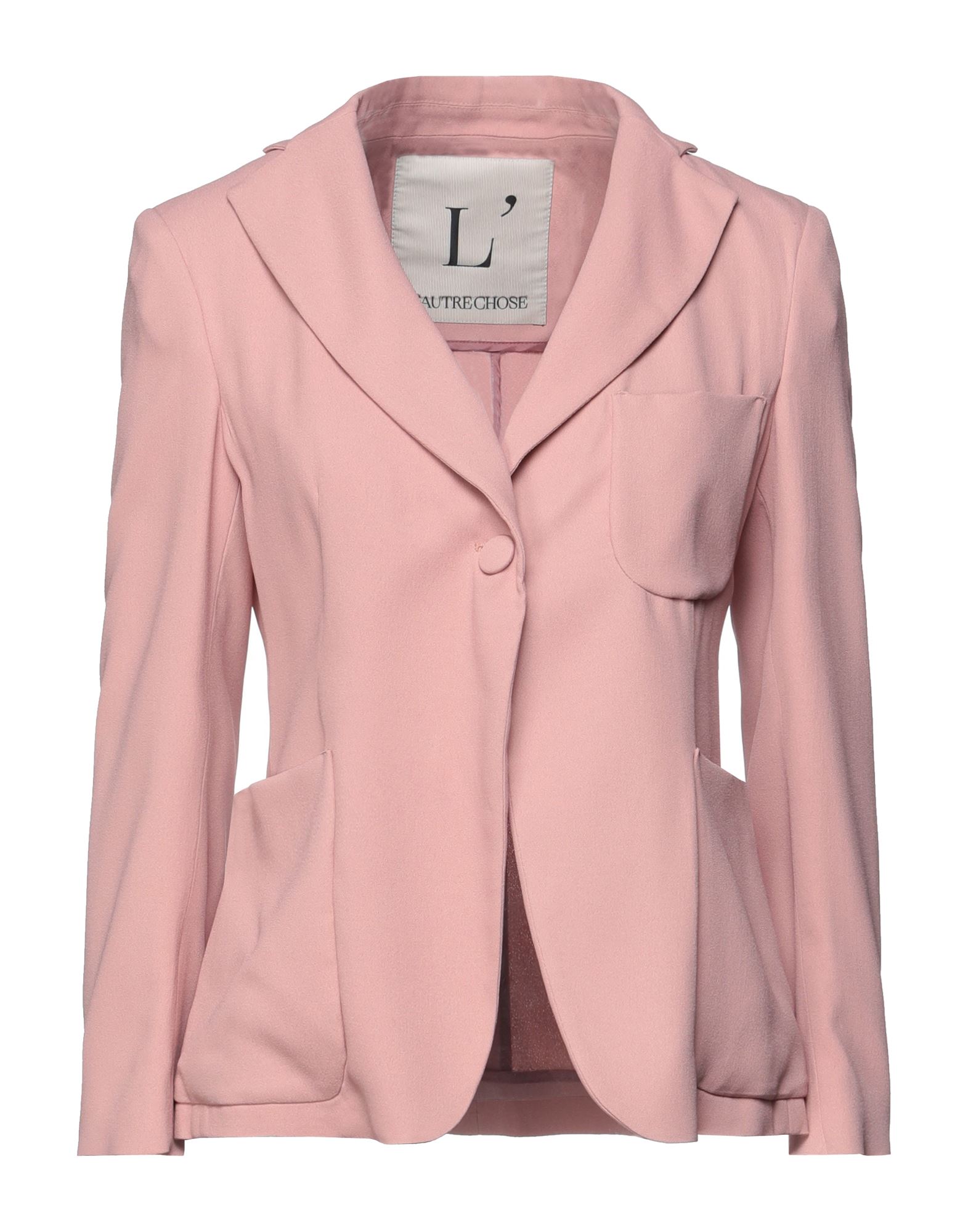 L'autre Chose L' Autre Chose Woman Suit Jacket Pink Size 10 Acetate, Viscose