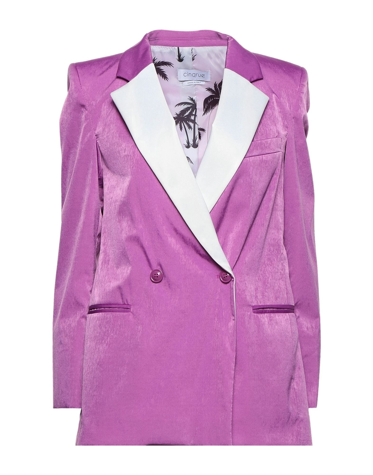 Cinqrue Suit Jackets In Purple