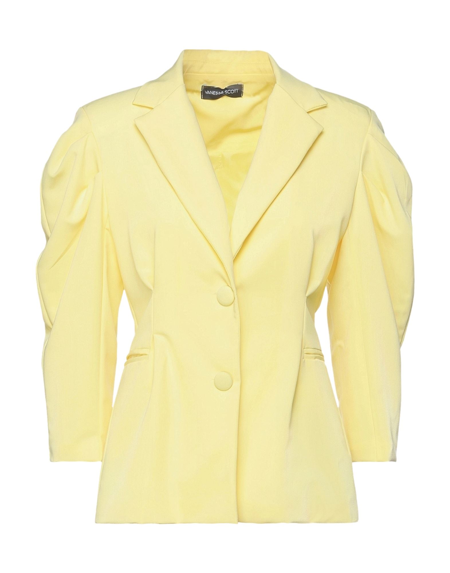 Vanessa Scott Suit Jackets In Yellow