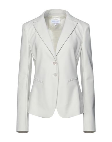 Patrizia Pepe Woman Suit Jacket Light Grey Size 2 Cotton, Polyamide, Elastane