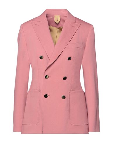 Max Mara Woman Blazer Pastel Pink Size 8 Virgin Wool, Mohair Wool, Elastane