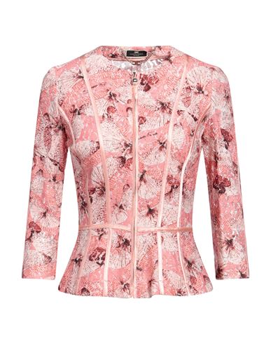 Elisabetta Franchi Woman Blazer Pink Size 2 Viscose, Polyamide, Polyester