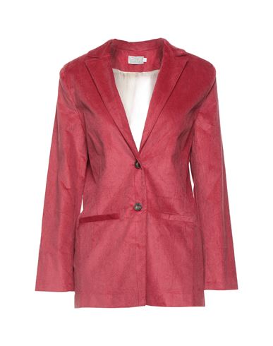 Progetto Quid Amanita Woman Blazer Red Size 6 Cotton, Elastane