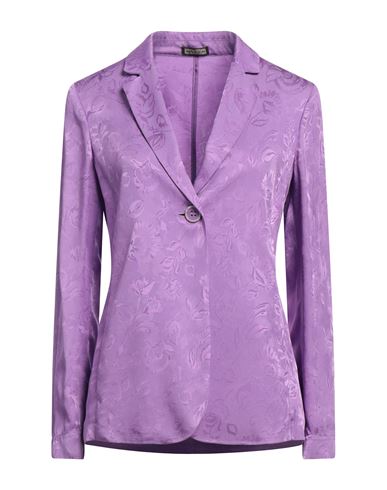 Maliparmi Malìparmi Woman Blazer Purple Size 4 Polyester