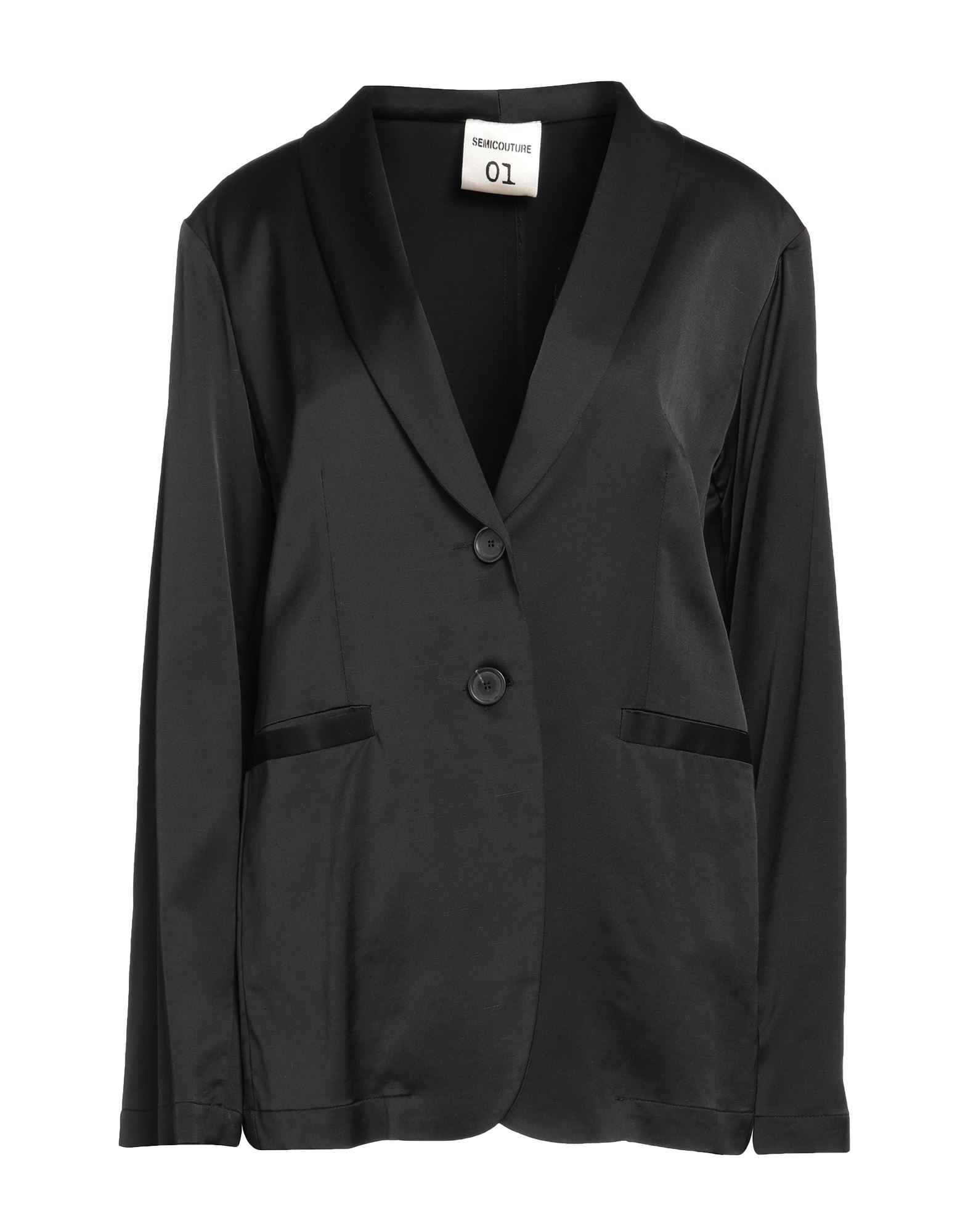 Semicouture Suit Jackets In Black