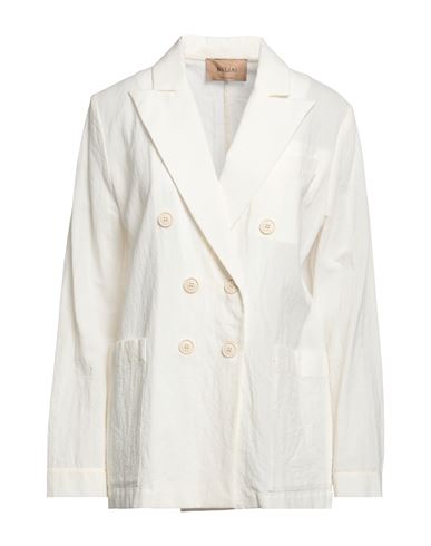 Balia 8.22 Woman Suit Jacket Ivory Size 8 Cotton In White