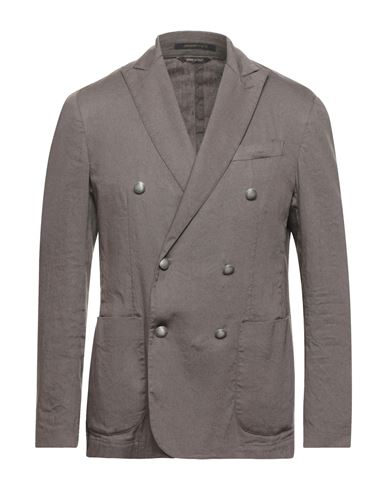 Jeordie's Man Blazer Grey Size 40 Linen, Cotton, Elastane