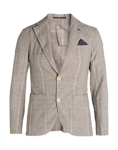 At. p.co Man Blazer Black Size 32 Cotton, Linen