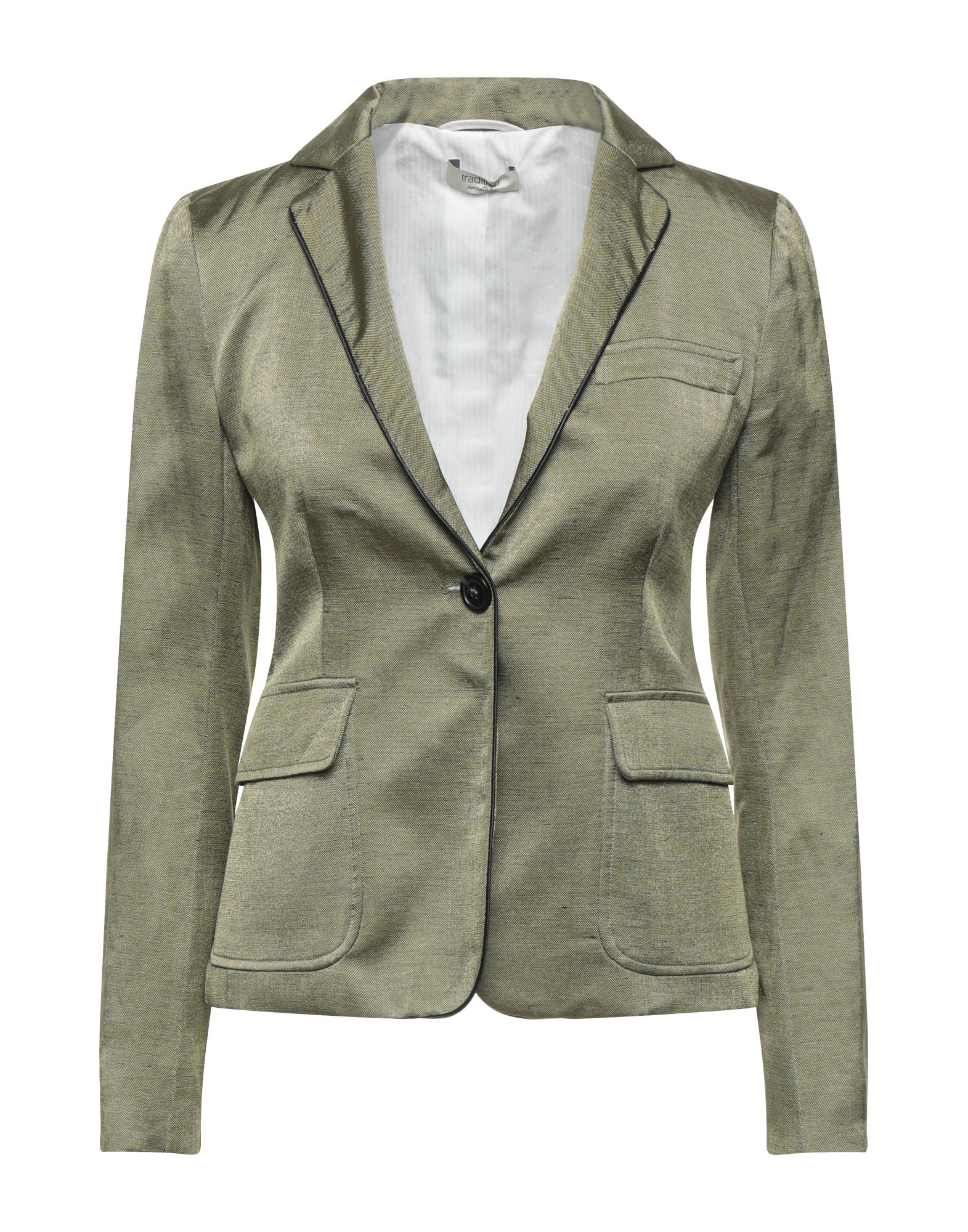 Tradition Novanta3 Suit Jackets In Military Green