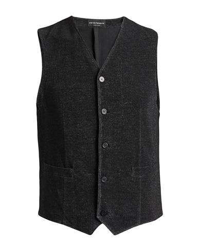 Emporio Armani Man Vest Black Size 38 Cotton