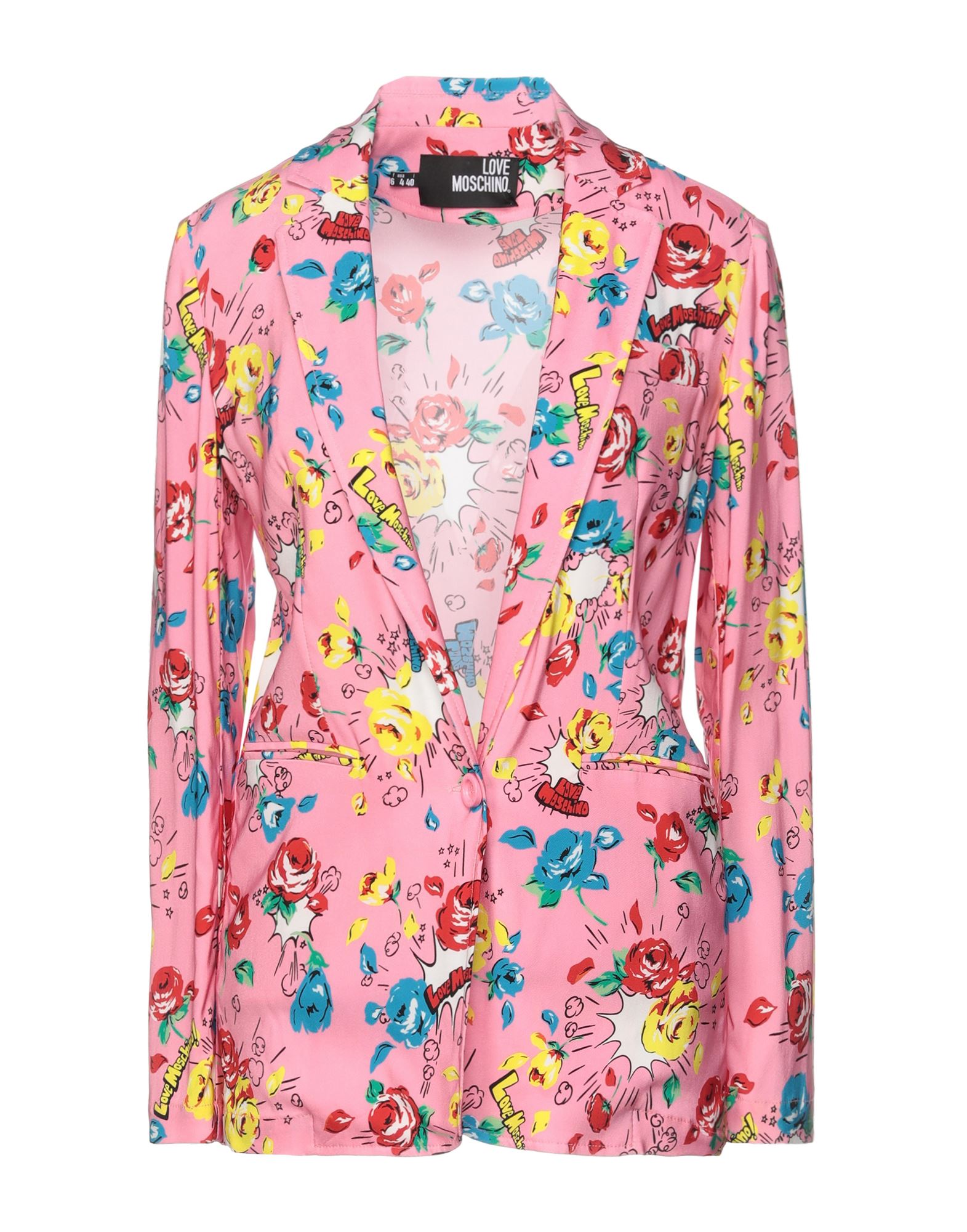 Love Moschino Suit Jackets In Pink