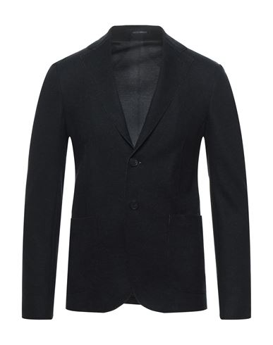 Emporio Armani Man Blazer Black Size 40 Virgin Wool, Polyamide