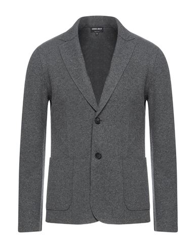 Giorgio Armani Man Blazer Steel Grey Size 40 Virgin Wool, Cashmere, Polyamide