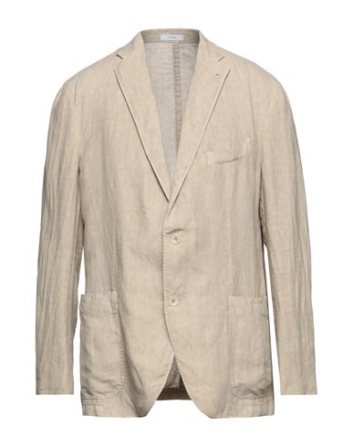 Boglioli Man Suit Jacket Beige Size 40 Linen