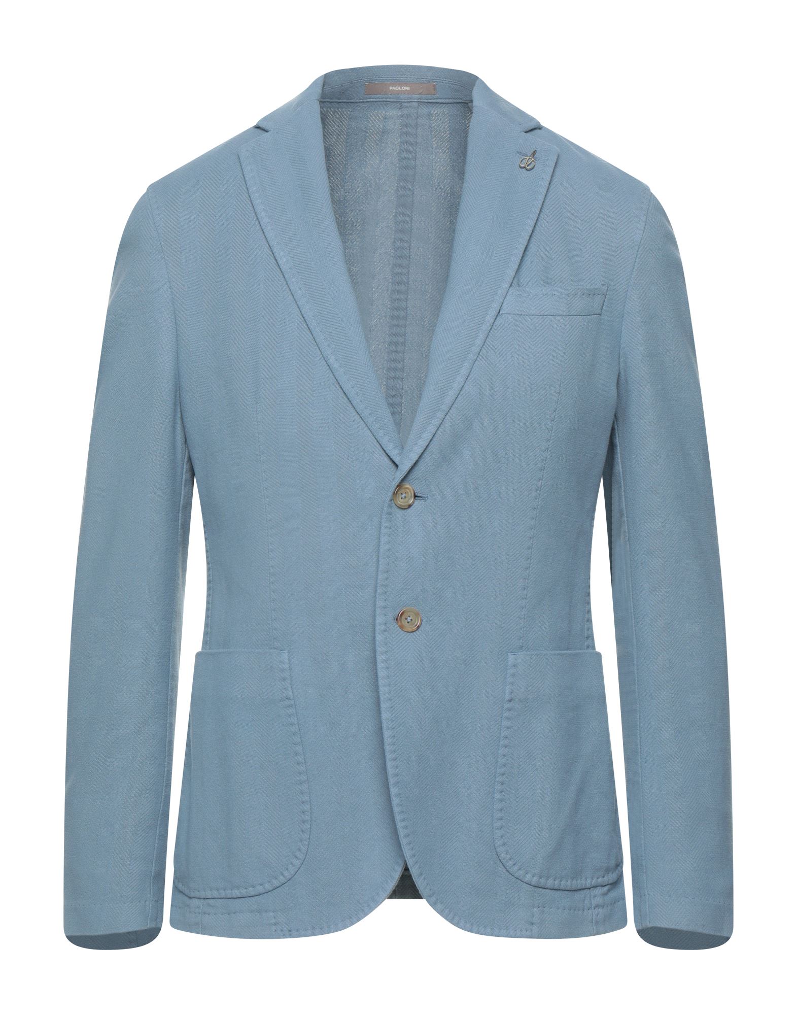 Paoloni Suit Jackets In Blue