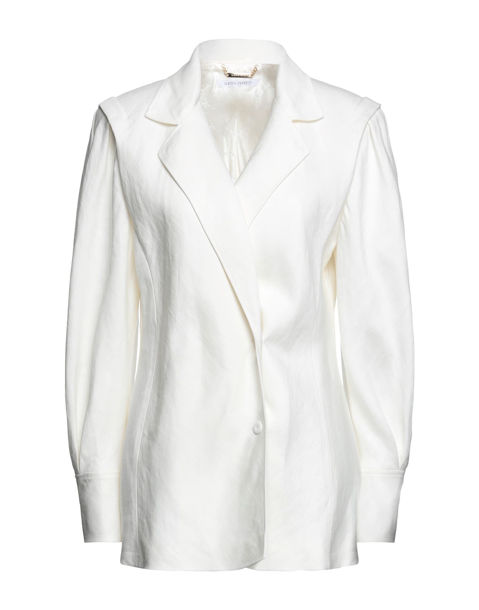 Alberta Ferretti Suit Jackets In White