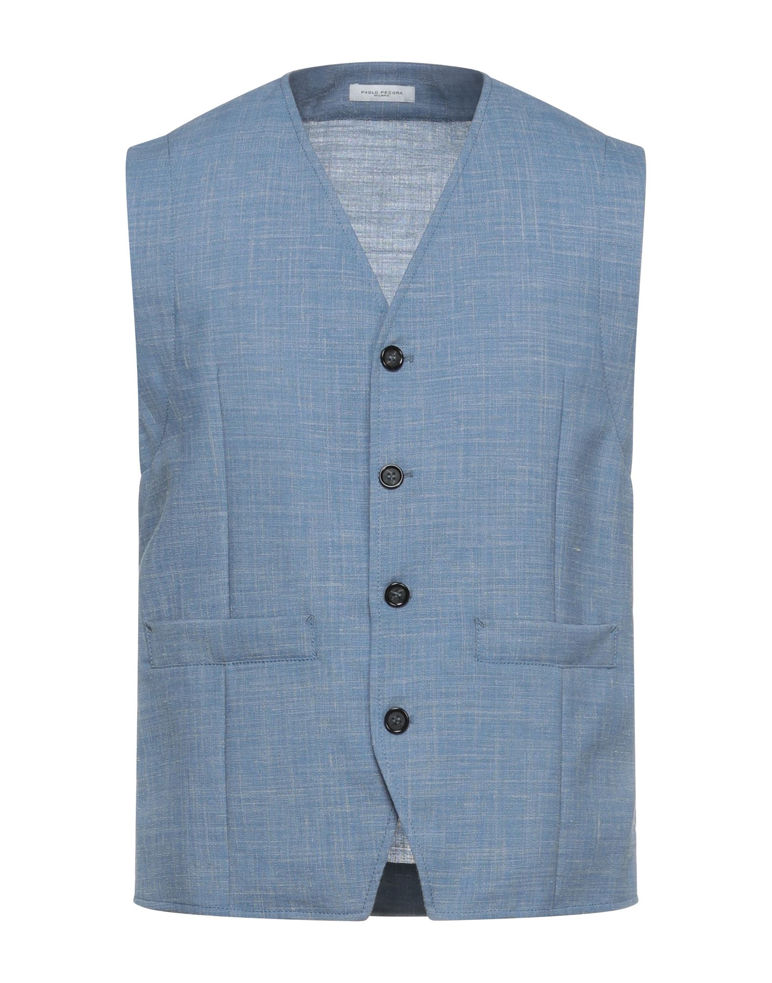 Paolo Pecora Vests In Blue