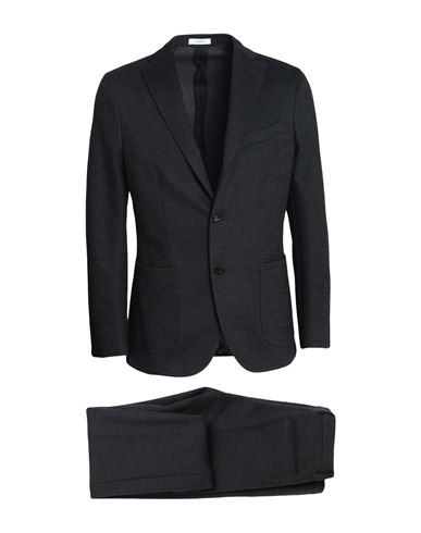 Shop Boglioli Man Suit Steel Grey Size 44 Cotton, Virgin Wool, Polyamide