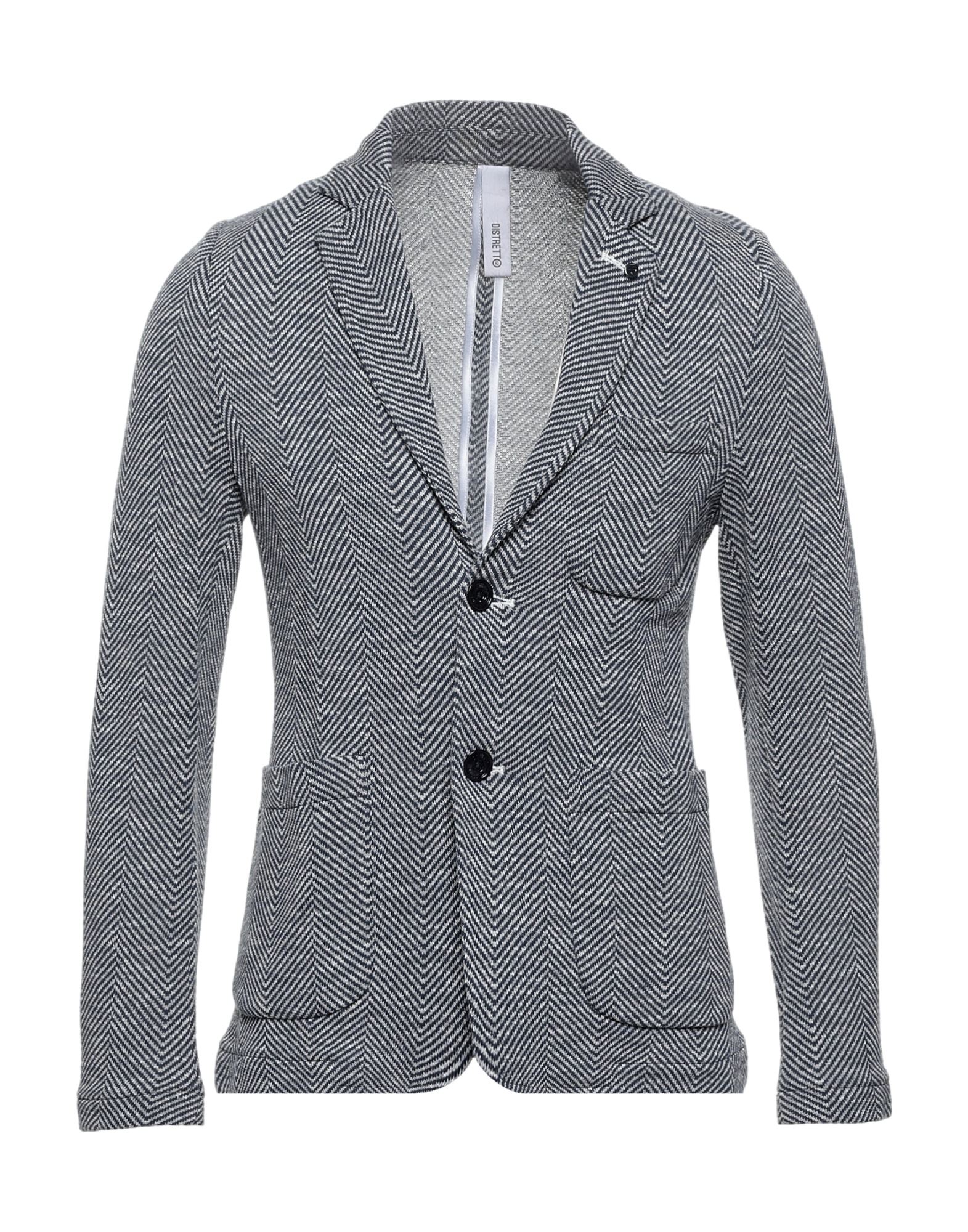 Distretto 12 Suit Jackets In Midnight Blue