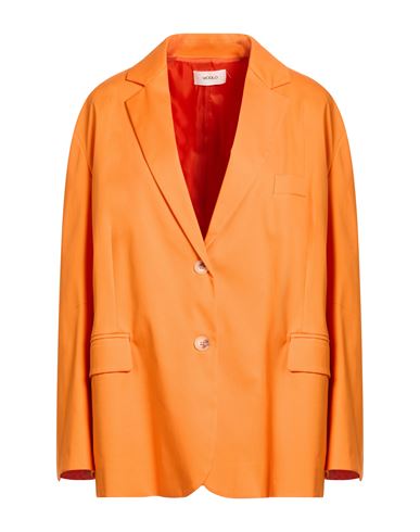 Vicolo Woman Blazer Orange Size Onesize Cotton, Elastane