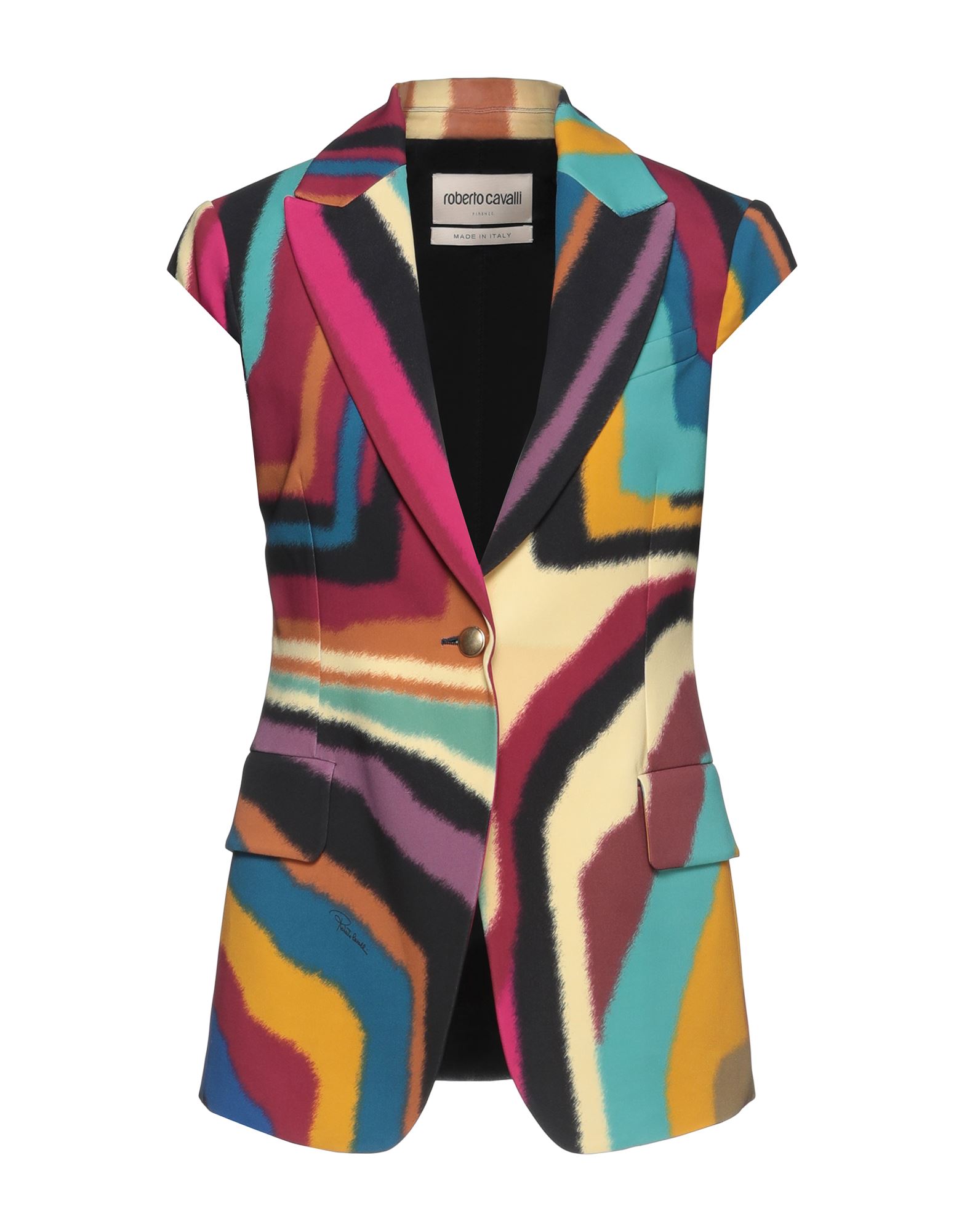 Roberto Cavalli Suit Jackets In Fuchsia
