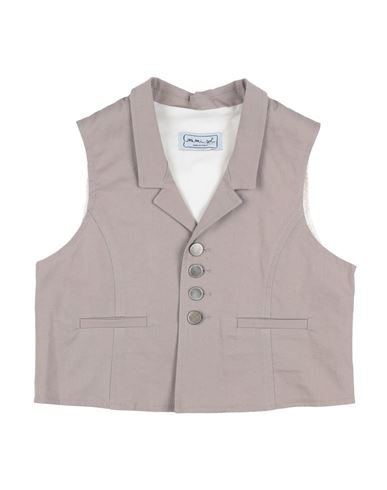 Mimisol Babies'  Toddler Boy Tailored Vest Dove Grey Size 6 Cotton, Elastane